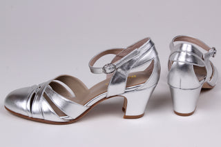 1930s Evening sandal - Silver - Marlene