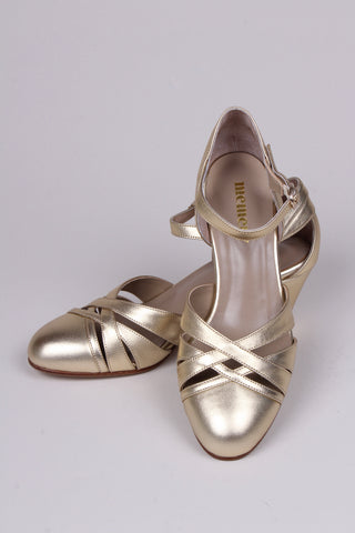 1930s Evening sandal - Gold - Marlene