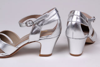 1930s Evening sandal - Silver - Marlene