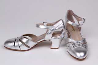 1930s Evening sandal - Silver - Marlene
