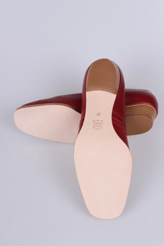 1920s everyday shoe - Red - Ruby