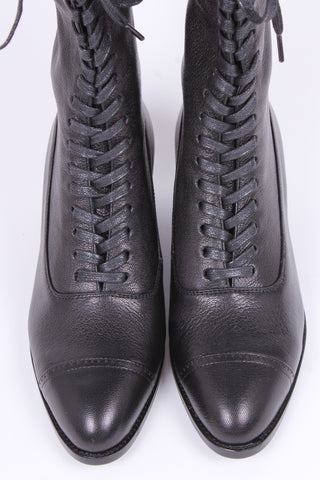 Edwardian everyday walking boot, 1910 - Black - Alice