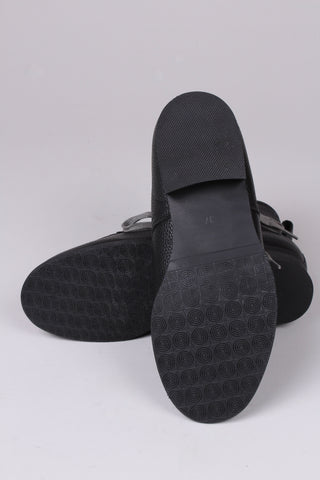 1930s and 1940s winter snow boots with Fur lining - Black - Rita