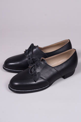 Everyday Oxford shoe- 40s - Black - Billie