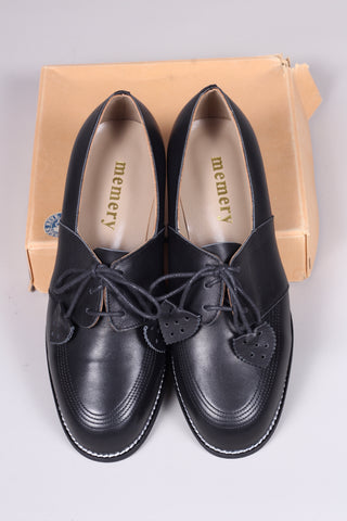 Everyday Oxford shoe- 40s - Black - Billie