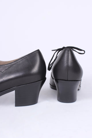 1930s everyday Oxford shoes, black, Emma