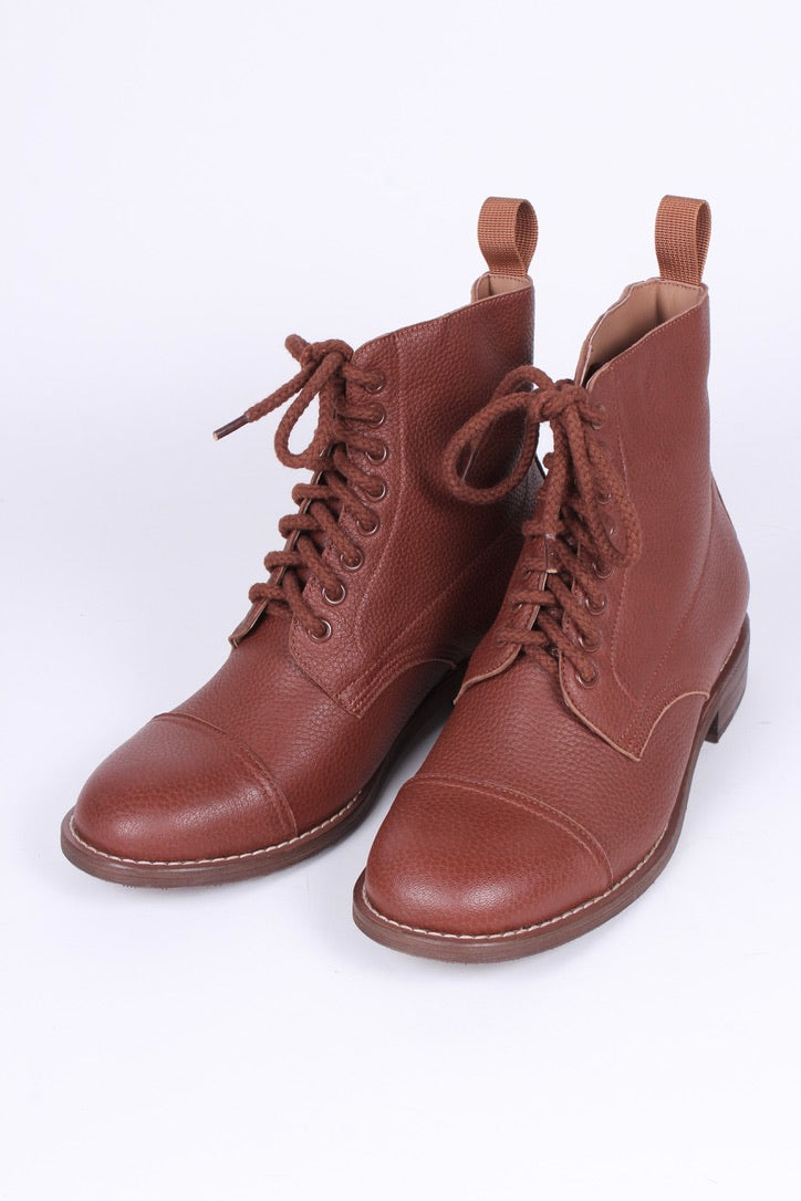 1940s Men's Military Boots Brown Robbie – memery