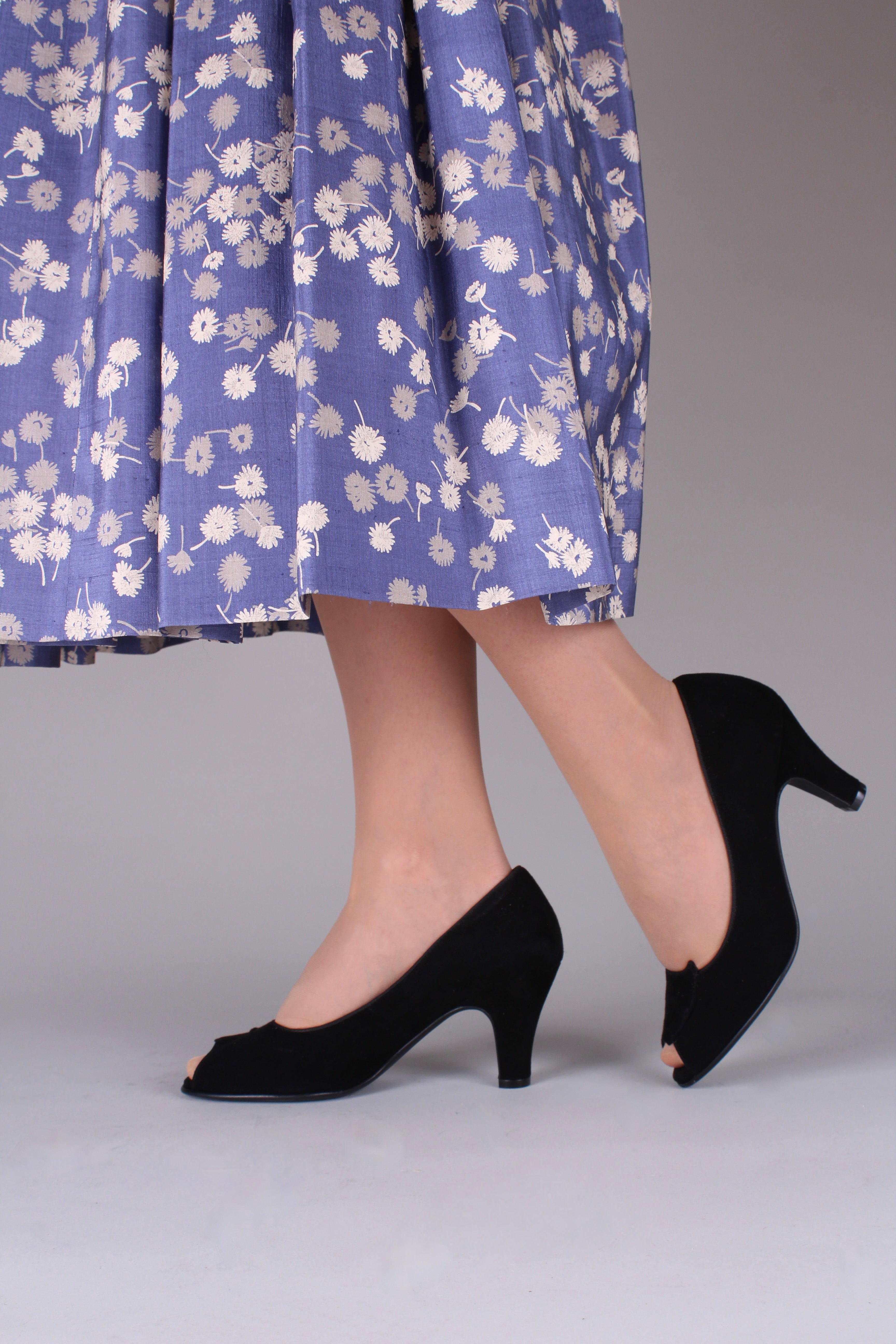 Women's Solid Color Chunky Heels Elegant Slip Dress Pumps - Temu