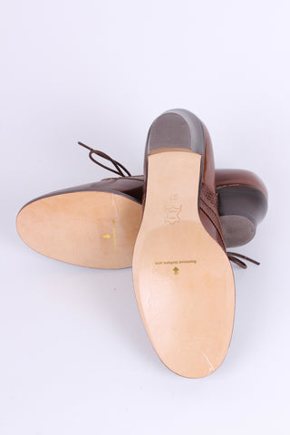 Everyday walking Oxford shoes 30s / 40s - Nougat Brown - Emily