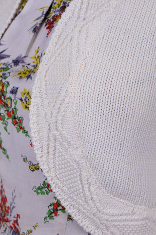 1950s style bolero - Off-White - Carol