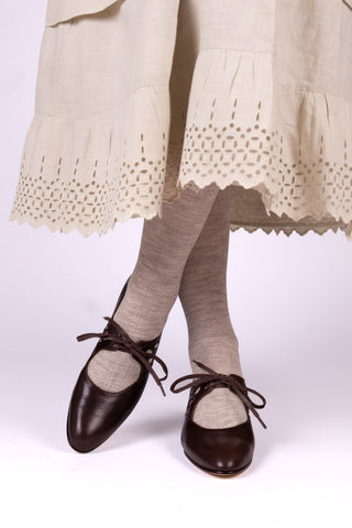 1910s - 1920s Everyday shoe - Dark Brown - Georgina