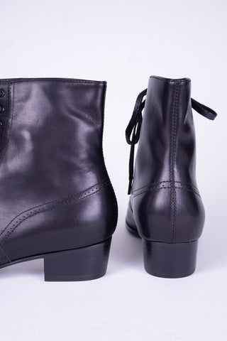 1900s / 1910s Edwardian teenage lace-up boots - black - Josephine
