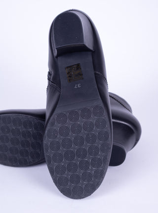 1940s Winter Ankle Boots – Black – Marion