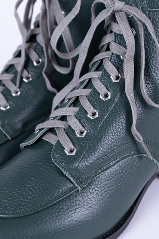 1930s / 1940s Winter Snow Boots with Lambswool Lining – Green – Rita