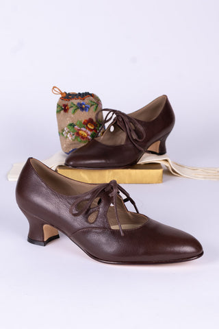 1910s - 1920s Everyday shoe - Dark Brown - Georgina