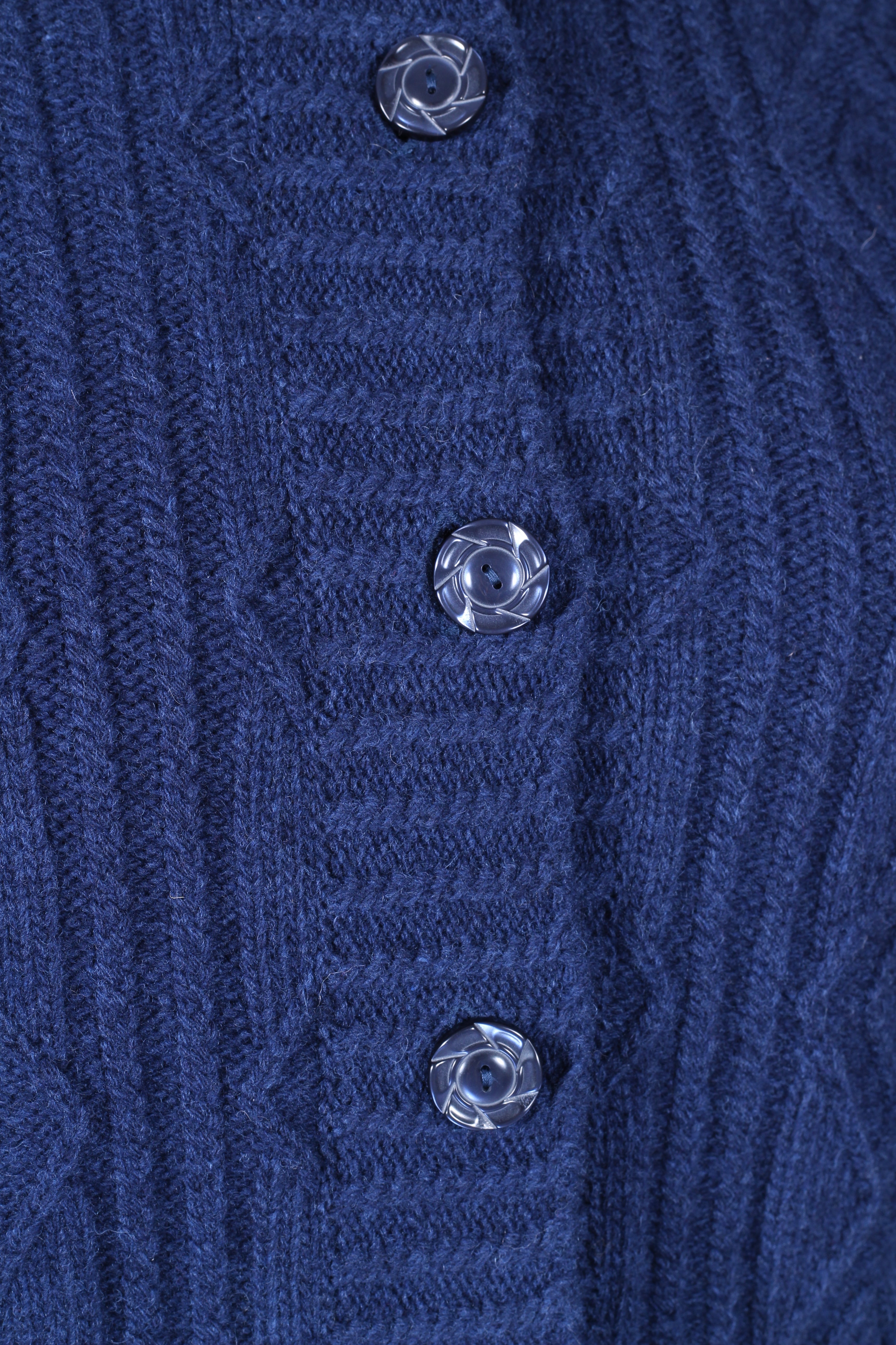 1940s vintage style cardigan Navy blue Ingrid – memery