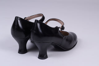 Vintage inspired 20's Mary Jane pumps - Black - Asta